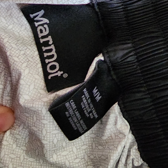 Marmot Precip Eco Full zip pants medium black rain pant - Picture 2 of 3